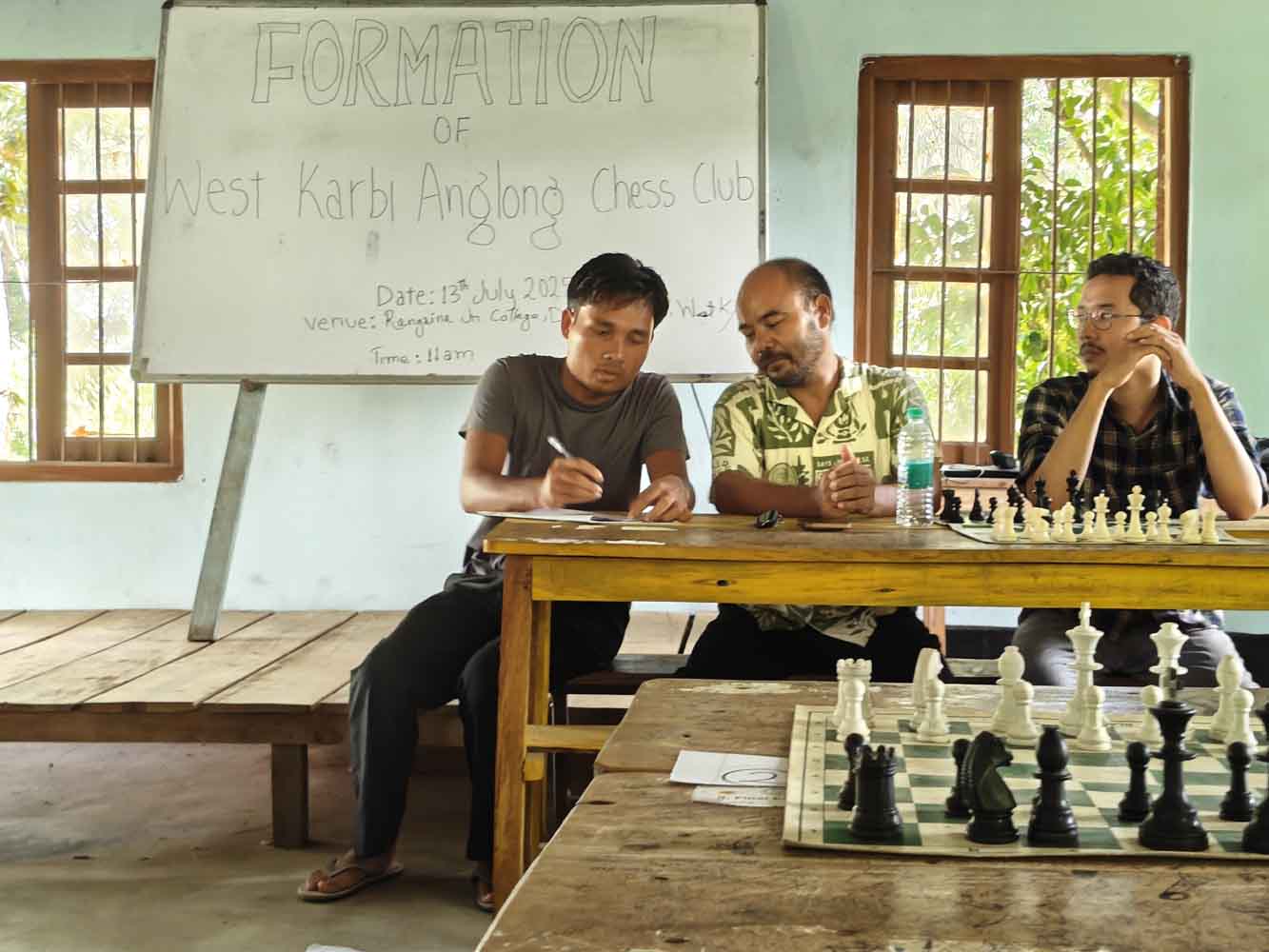 Formation of West Karbi Anglong Chess Club